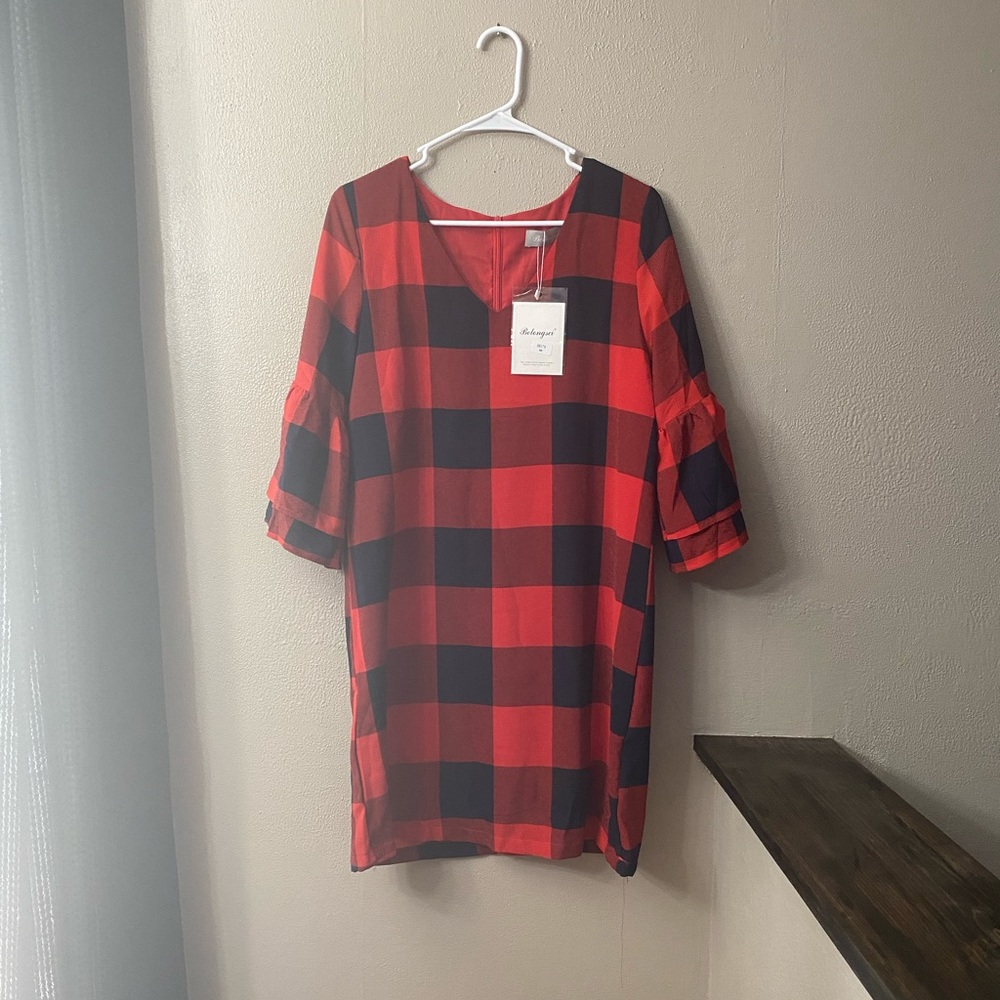 NWT Buffalo Check Dress